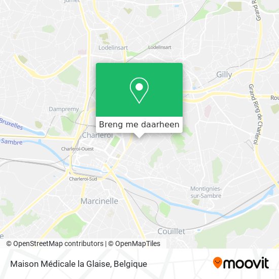 Maison Médicale la Glaise kaart