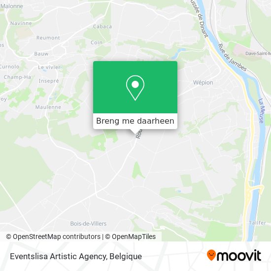 Eventslisa Artistic Agency kaart