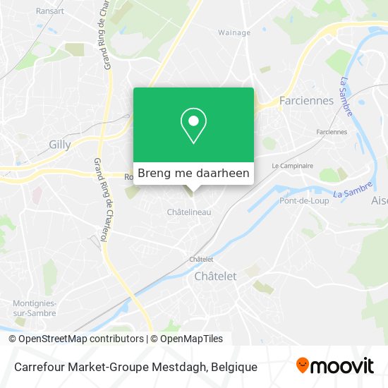 Carrefour Market-Groupe Mestdagh kaart