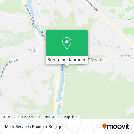 Multi-Services Bauduin kaart