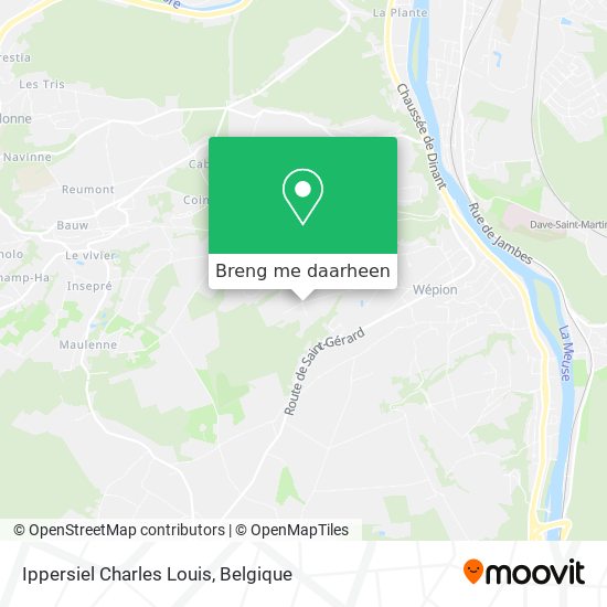 Ippersiel Charles Louis kaart