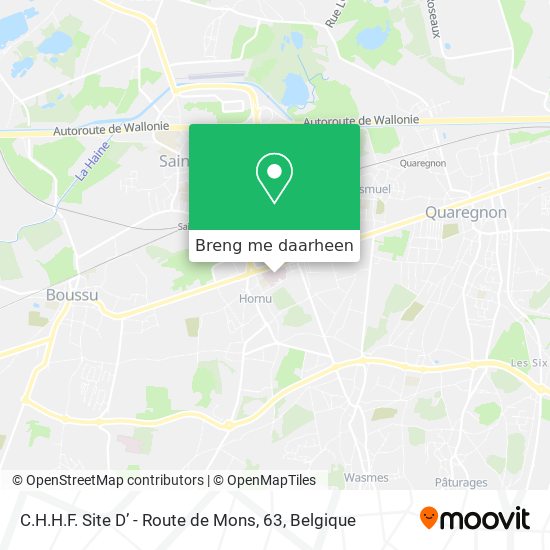 C.H.H.F. Site D’ - Route de Mons, 63 kaart