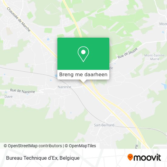 Bureau Technique d'Ex kaart