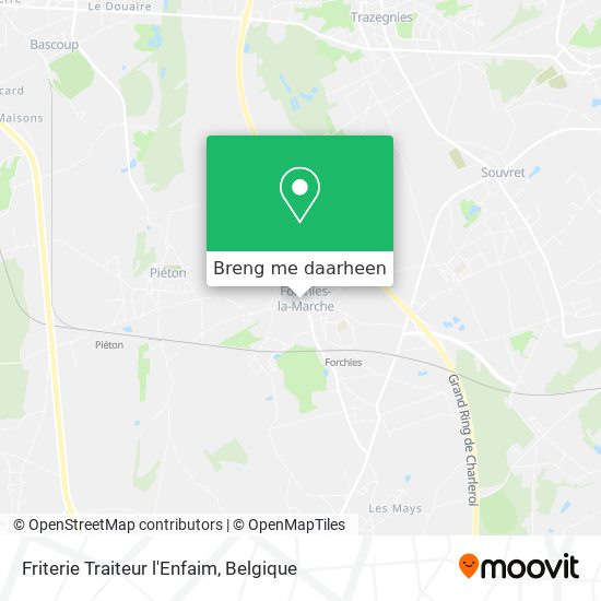Friterie Traiteur l'Enfaim kaart
