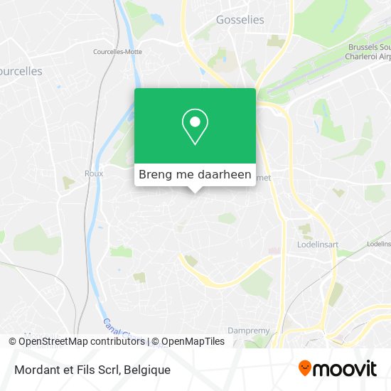 Mordant et Fils Scrl kaart