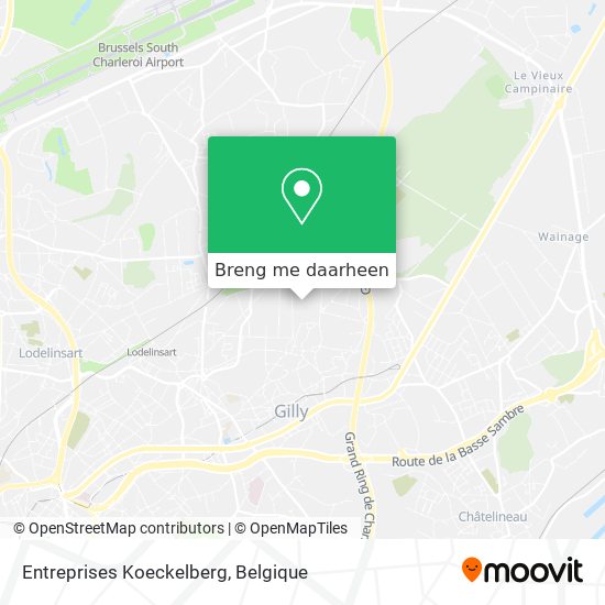 Entreprises Koeckelberg kaart