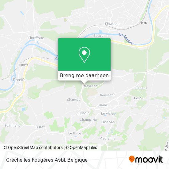 Crèche les Fougères Asbl kaart