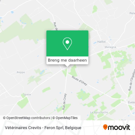 Vétérinaires Crevits - Feron Sprl kaart