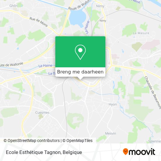 Ecole Esthétique Tagnon kaart