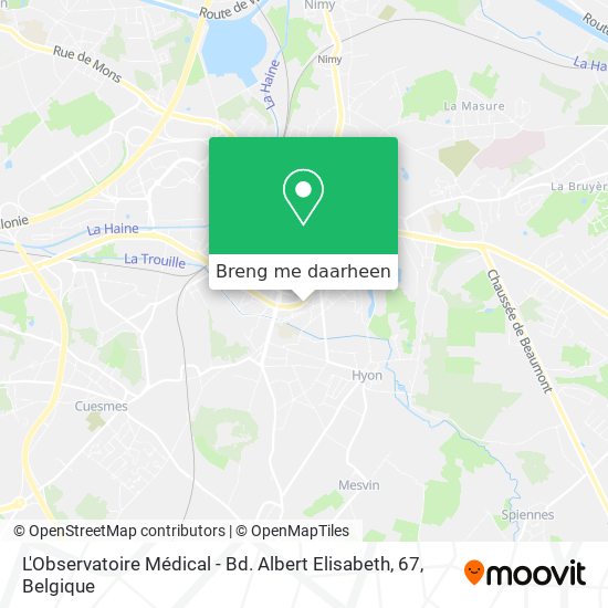 L'Observatoire Médical - Bd. Albert Elisabeth, 67 kaart