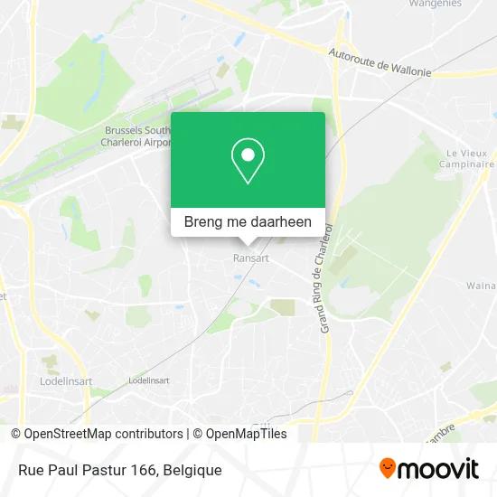 Rue Paul Pastur 166 kaart