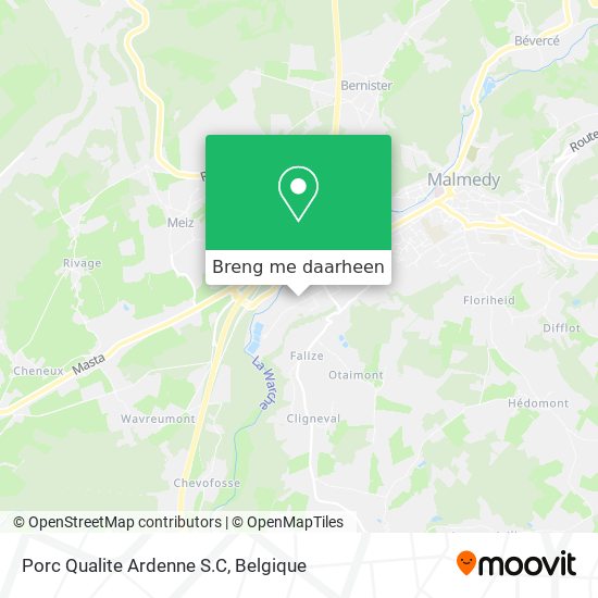 Porc Qualite Ardenne S.C kaart