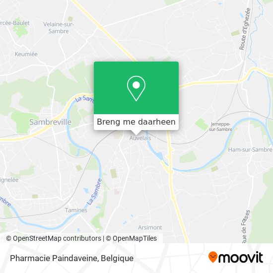 Pharmacie Paindaveine kaart