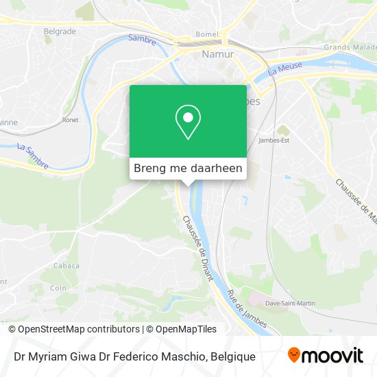 Dr Myriam Giwa Dr Federico Maschio kaart