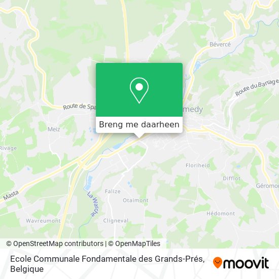 Ecole Communale Fondamentale des Grands-Prés kaart