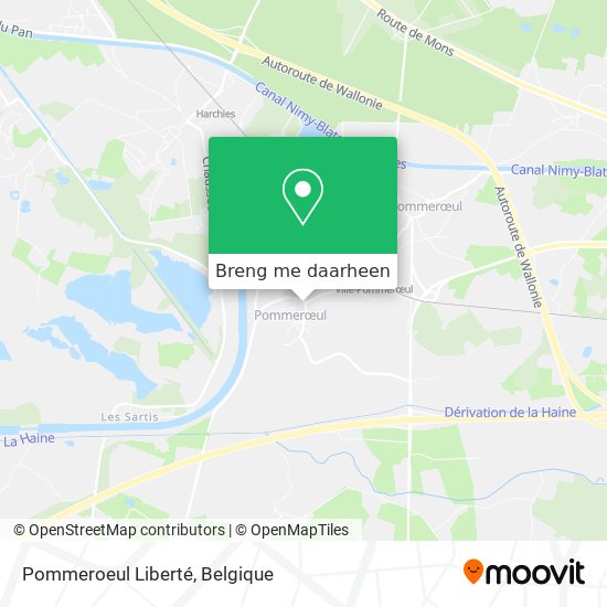 Pommeroeul Liberté kaart