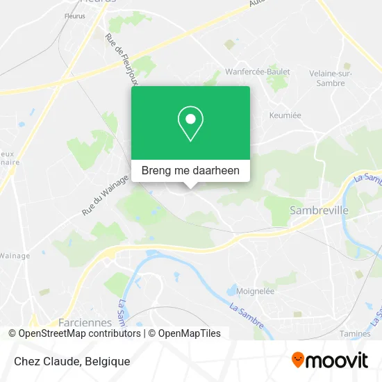 Chez Claude kaart