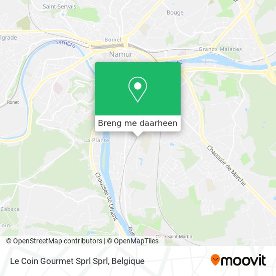 Le Coin Gourmet Sprl Sprl kaart