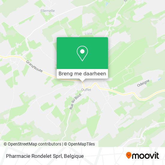 Pharmacie Rondelet Sprl kaart