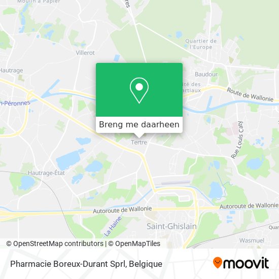 Pharmacie Boreux-Durant Sprl kaart