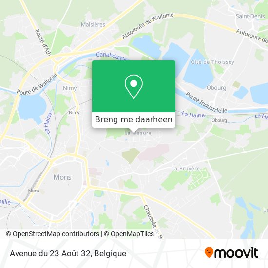 Avenue du 23 Août 32 kaart