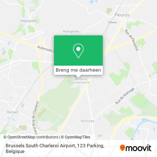 Brussels South Charleroi Airport, 123 Parking kaart