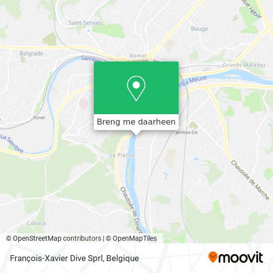 François-Xavier Dive Sprl kaart