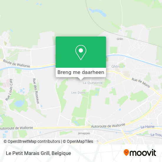 Le Petit Marais Grill kaart