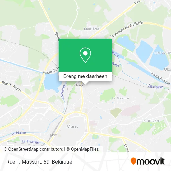 Rue T. Massart, 69 kaart