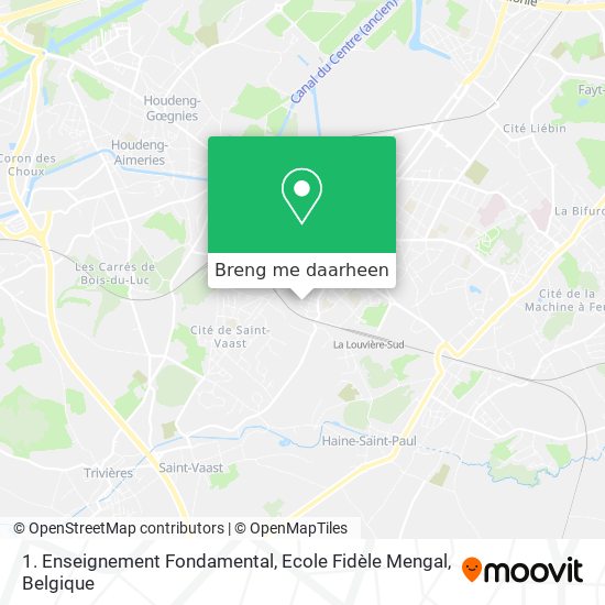 1. Enseignement Fondamental, Ecole Fidèle Mengal kaart