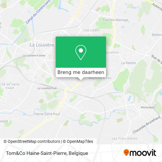 Tom&Co Haine-Saint-Pierre kaart