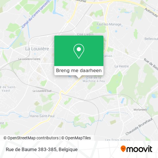 Rue de Baume 383-385 kaart