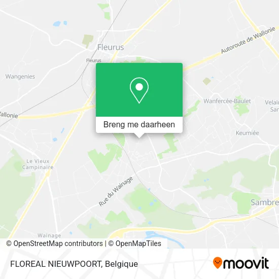 FLOREAL NIEUWPOORT kaart