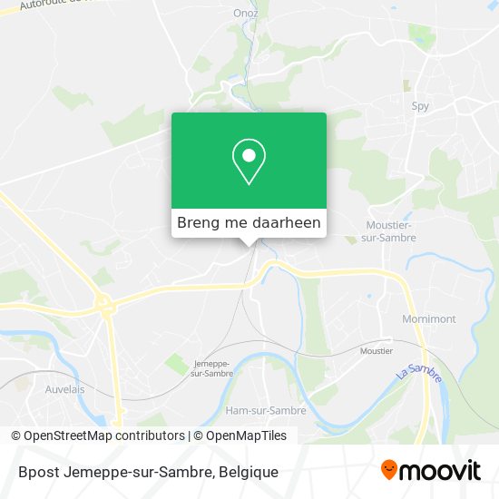 Bpost Jemeppe-sur-Sambre kaart