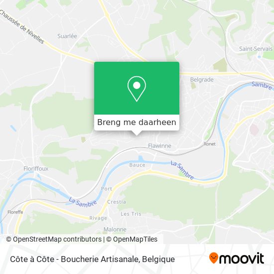 Côte à Côte - Boucherie Artisanale kaart