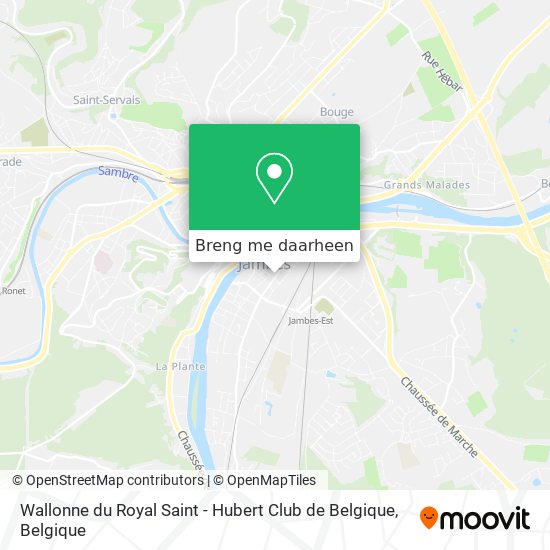 Wallonne du Royal Saint - Hubert Club de Belgique kaart