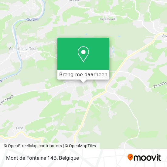 Mont de Fontaine 14B kaart