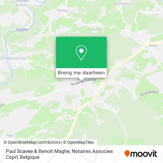 Paul Scavee & Benoit Maghe, Notaires Associes Csprl kaart