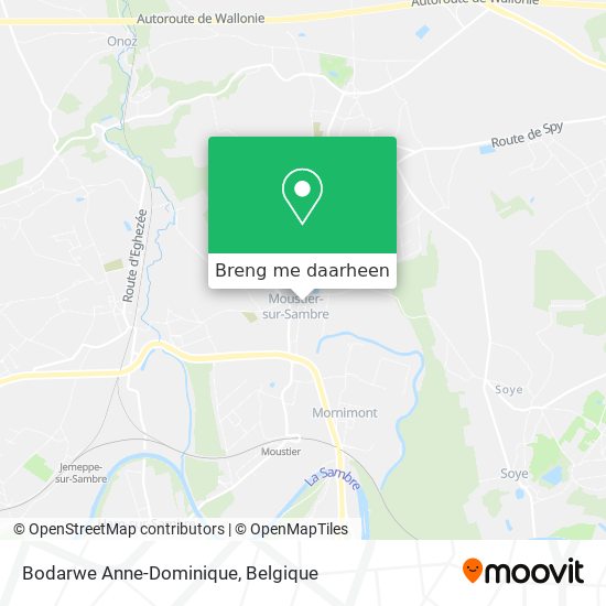 Bodarwe Anne-Dominique kaart