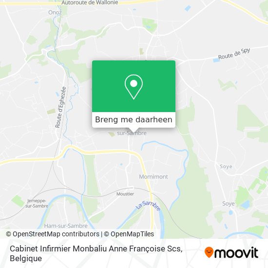 Cabinet Infirmier Monbaliu Anne Françoise Scs kaart