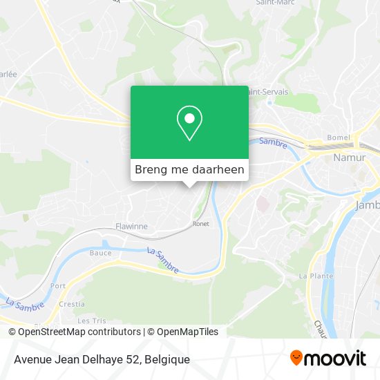 Avenue Jean Delhaye 52 kaart