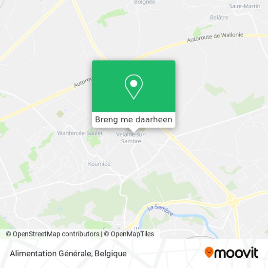Alimentation Générale kaart