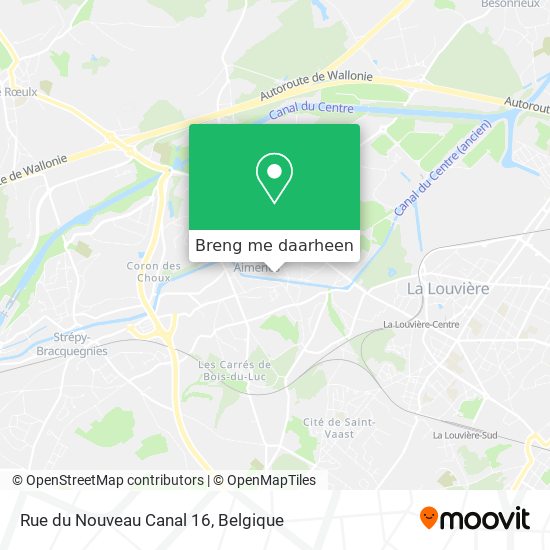 Rue du Nouveau Canal 16 kaart