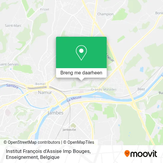 Institut François d'Assise Imp Bouges, Enseignement kaart