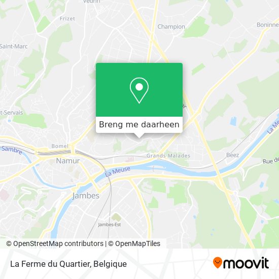 La Ferme du Quartier kaart