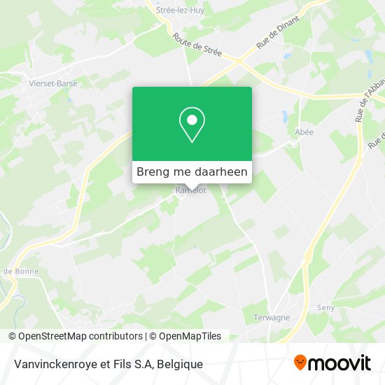 Vanvinckenroye et Fils S.A kaart