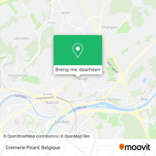 Crémerie Pirard kaart