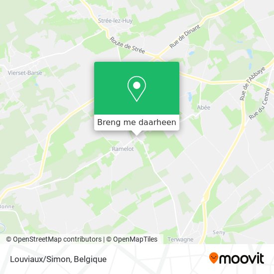 Louviaux/Simon kaart