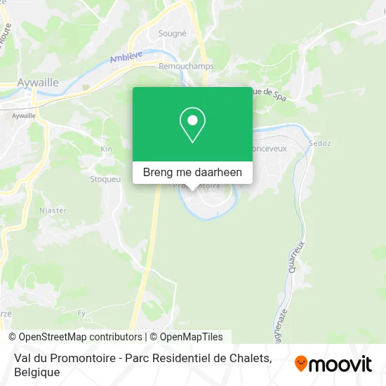 Val du Promontoire - Parc Residentiel de Chalets kaart