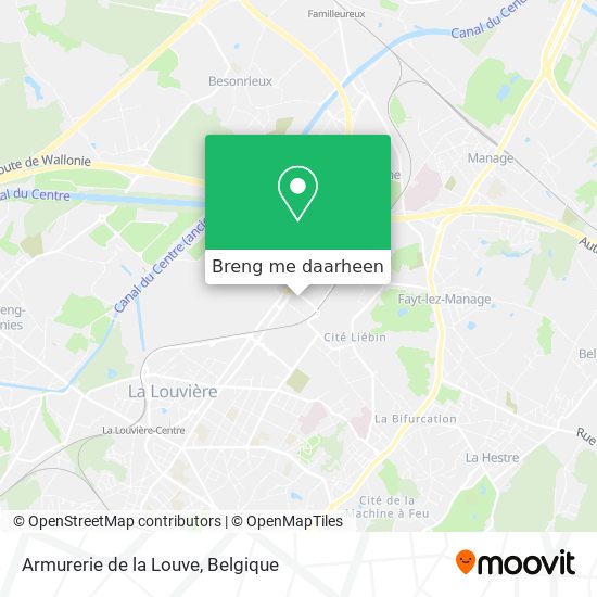 Armurerie de la Louve kaart